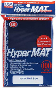 Hyper Matte Blue 100-count Standard Size Sleeves Pack [USA packaging]