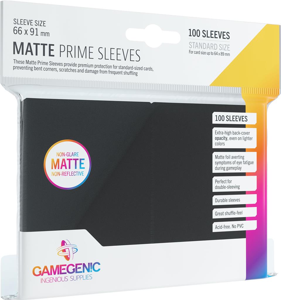 MATTE PRIME SLEEVES: BLACK