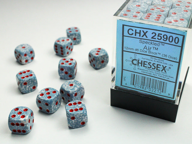 Chessex Speckled® 12mm d6 Air Dice Block™ (36 dice)