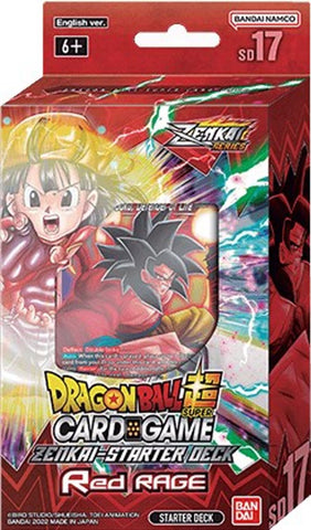 DRAGON BALL SUPER CARD GAME Starter Deck 17 -RED RAGE- [DBS-SD17]