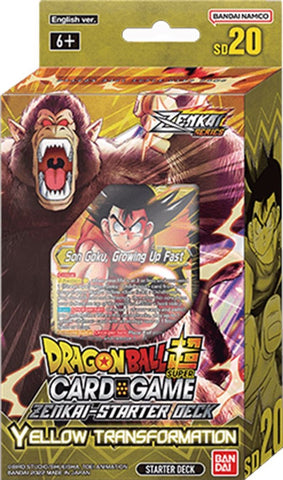 DRAGON BALL SUPER CARD GAME Starter Deck 20 -YELLOW TRANSFORMATION- [DBS-SD20]