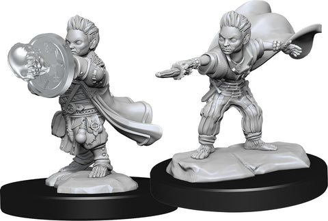 Pathfinder Deep Cuts Unpainted Miniatures: W14 Halfling Wizard Male