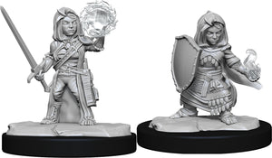 Pathfinder Deep Cuts Unpainted Miniatures: W14 Halfling Cleric Female