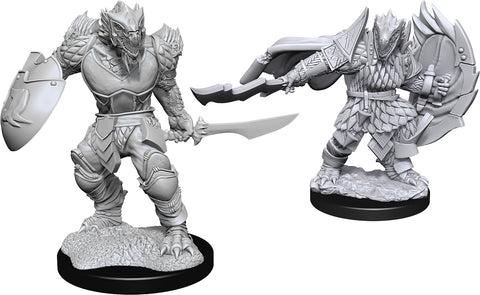 Dungeons & Dragons Nolzur`s Marvelous Unpainted Miniatures: W15 Dragonborn Fighter Male