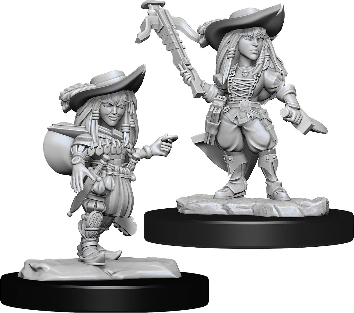 Pathfinder Deep Cuts Unpainted Miniatures: W15 Gnome Bard Female