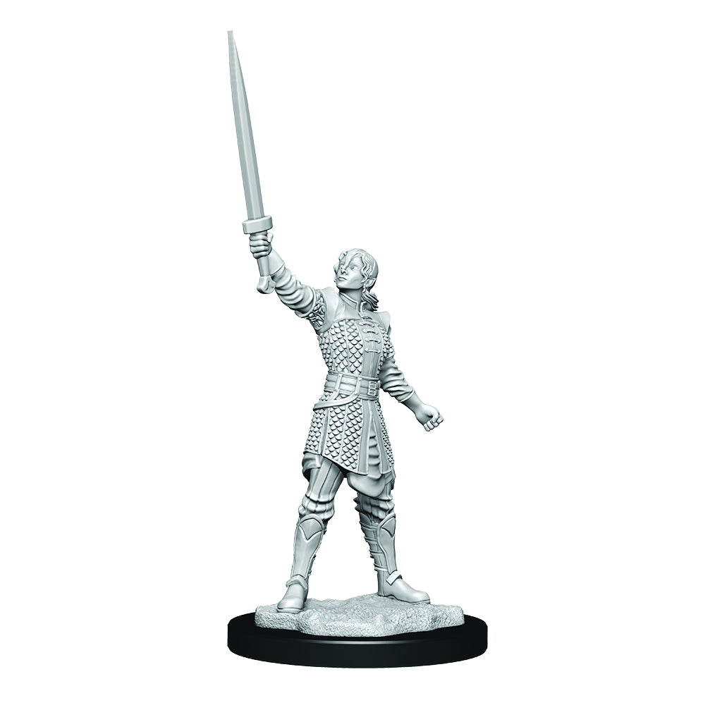 Critical Role Unpainted Miniatures: W1 Human Dwendalian Empire Fighter Female