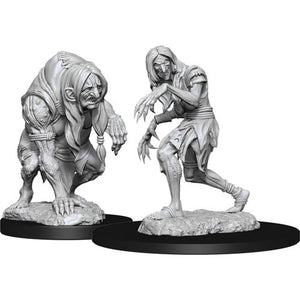 Pathfinder Battles Deep Cuts Unpainted Minis: W14 Annis Hag & Green Hag